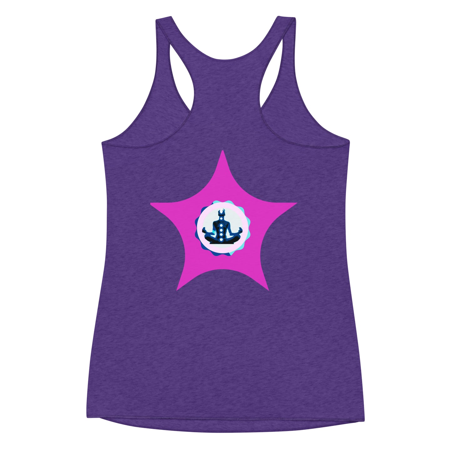 Gold Flower Plant With Butterfly, CALMNESS DESIGNS, Creative Designer's, Women's Racerback Tank