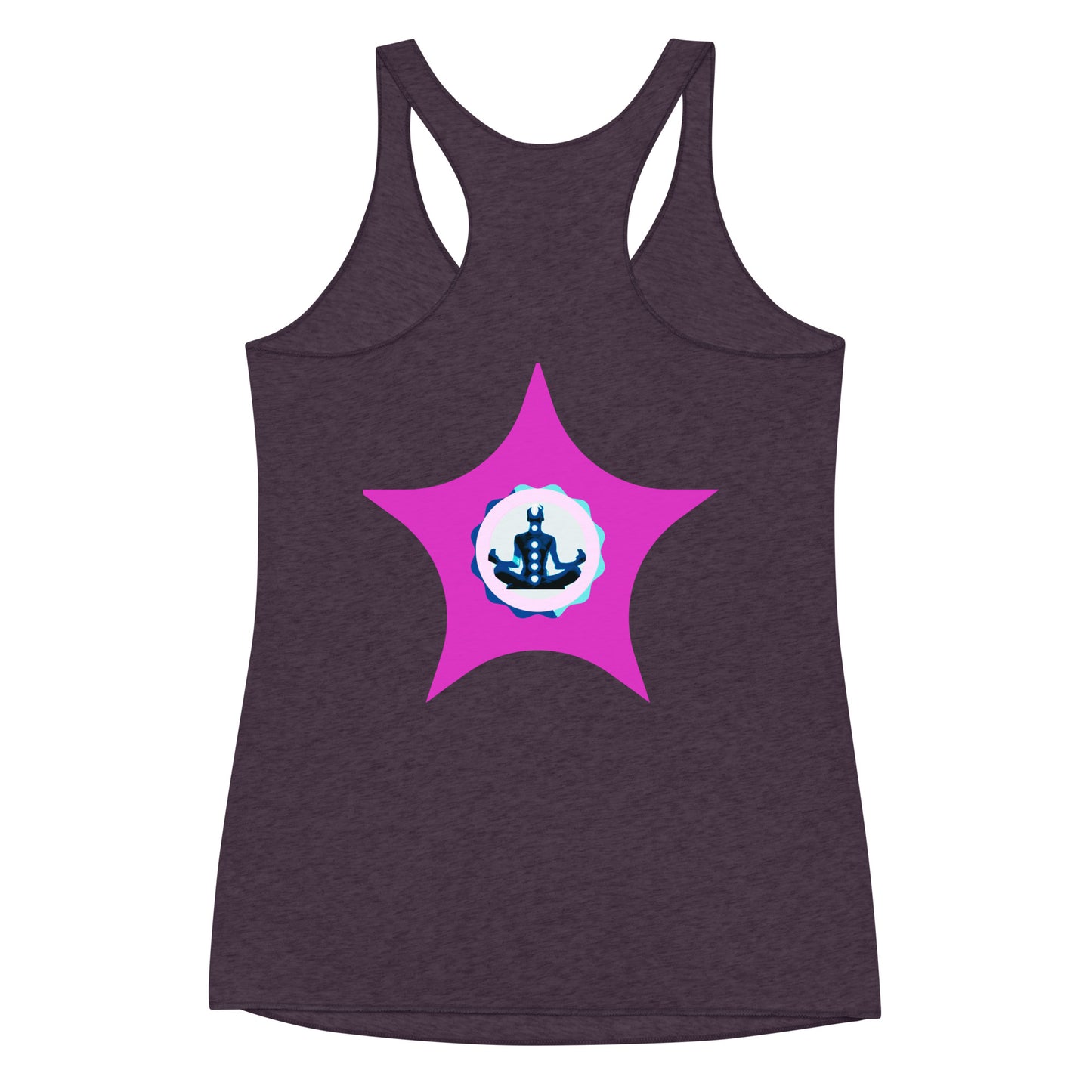 Gold Flower Plant With Butterfly, CALMNESS DESIGNS, Creative Designer's, Women's Racerback Tank