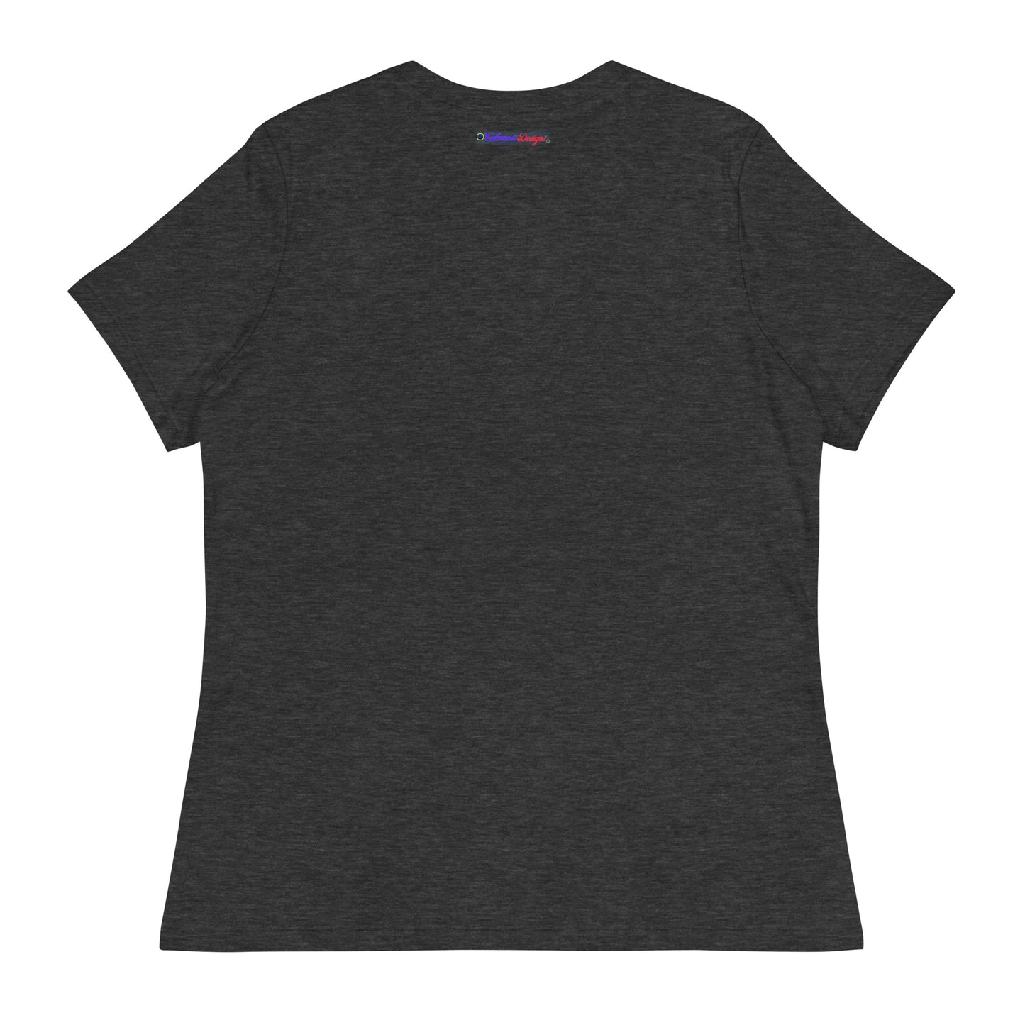 Heart of COFFEE Beans are Spinning on the Table, Designer's Styles, Creative Designs Creative, Genuine, Authentic, Calmness Designs, Great For Gifts, Design printed on all Apparels, Accessories, Homeware's. Women's Relaxed T-Shirt