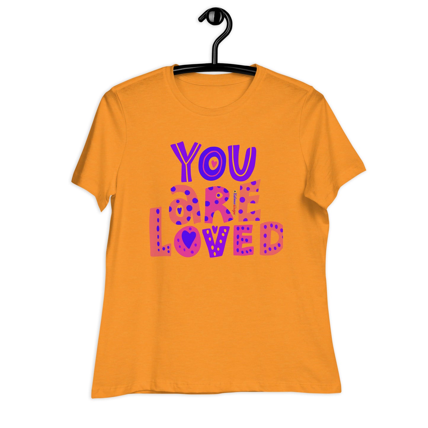 YOU ARE LOVED, Calmness Designs, Women's Relaxed T-Shirt