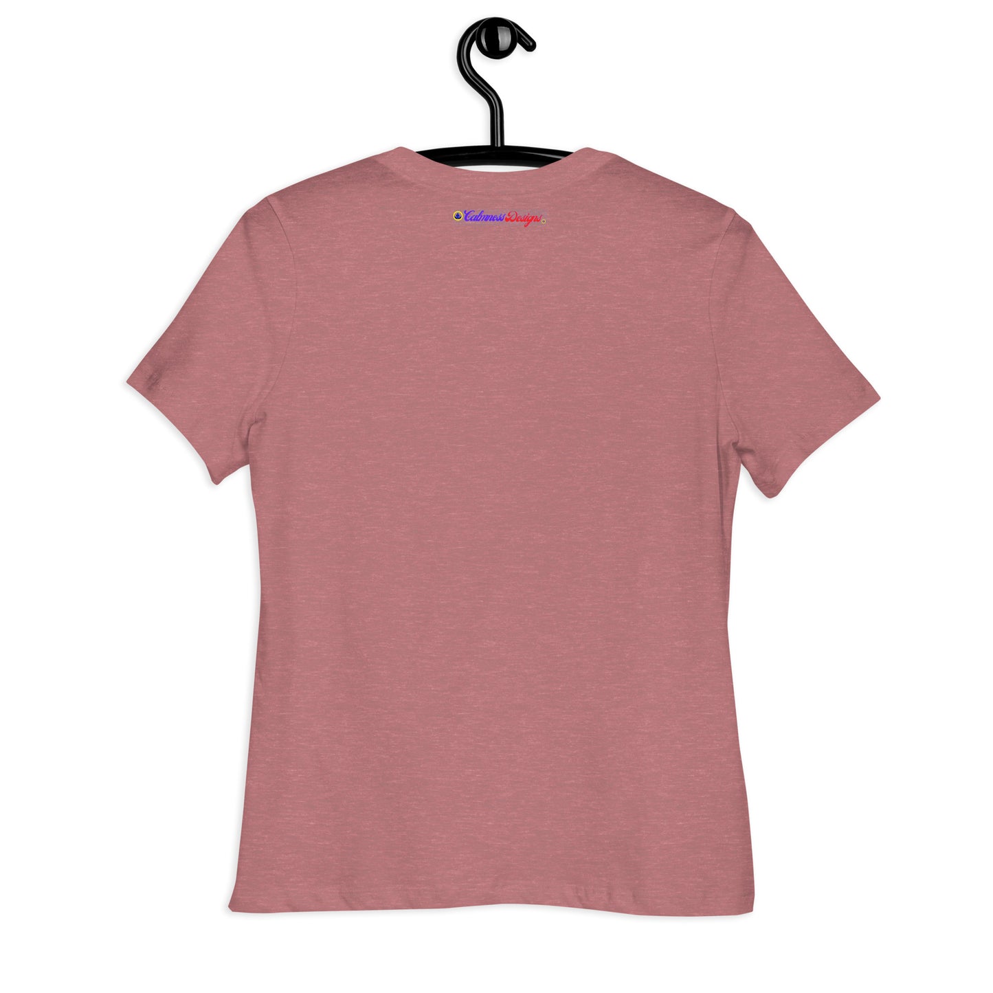 Elegant GOLDEN FRAME, CALMNESS DESIGNS, Creative Designer's, Women's Relaxed T-Shirt