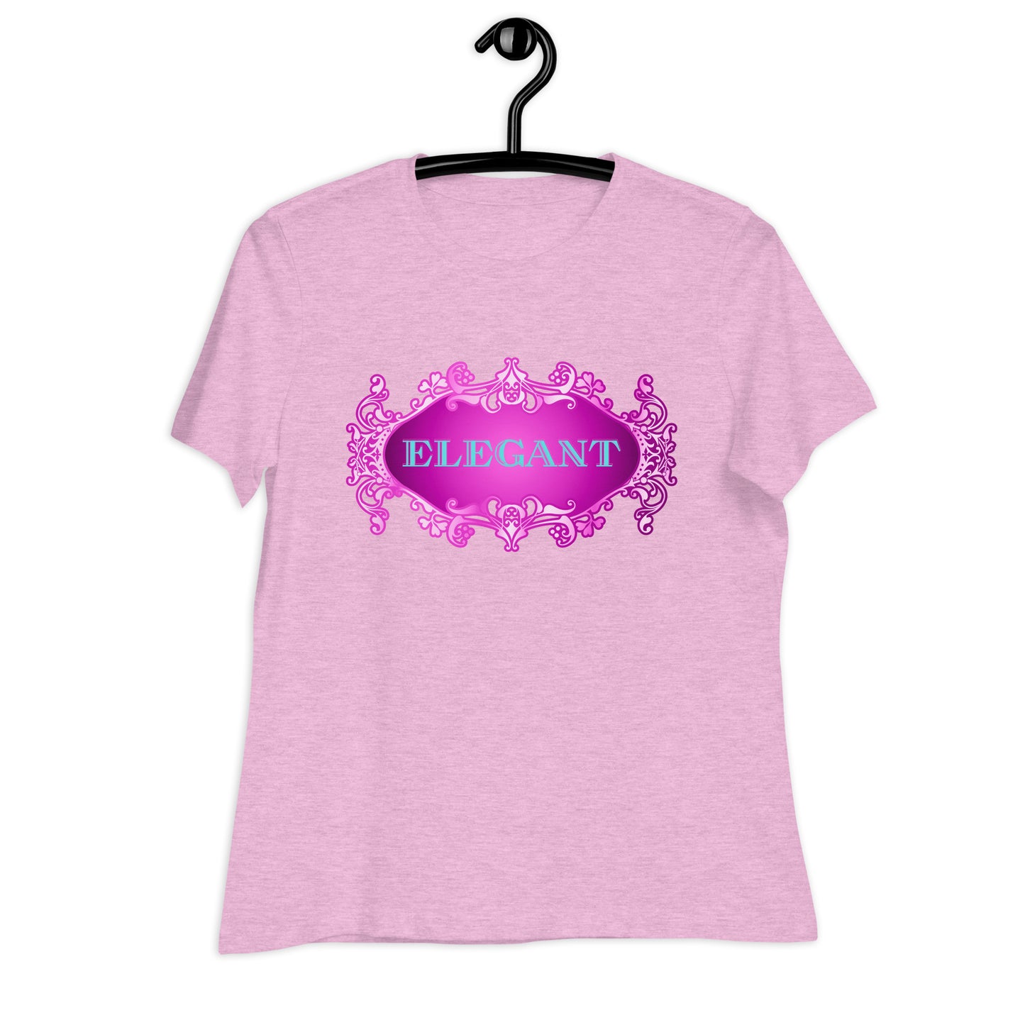 Elegant GOLDEN FRAME, CALMNESS DESIGNS, Creative Designer's, Women's Relaxed T-Shirt