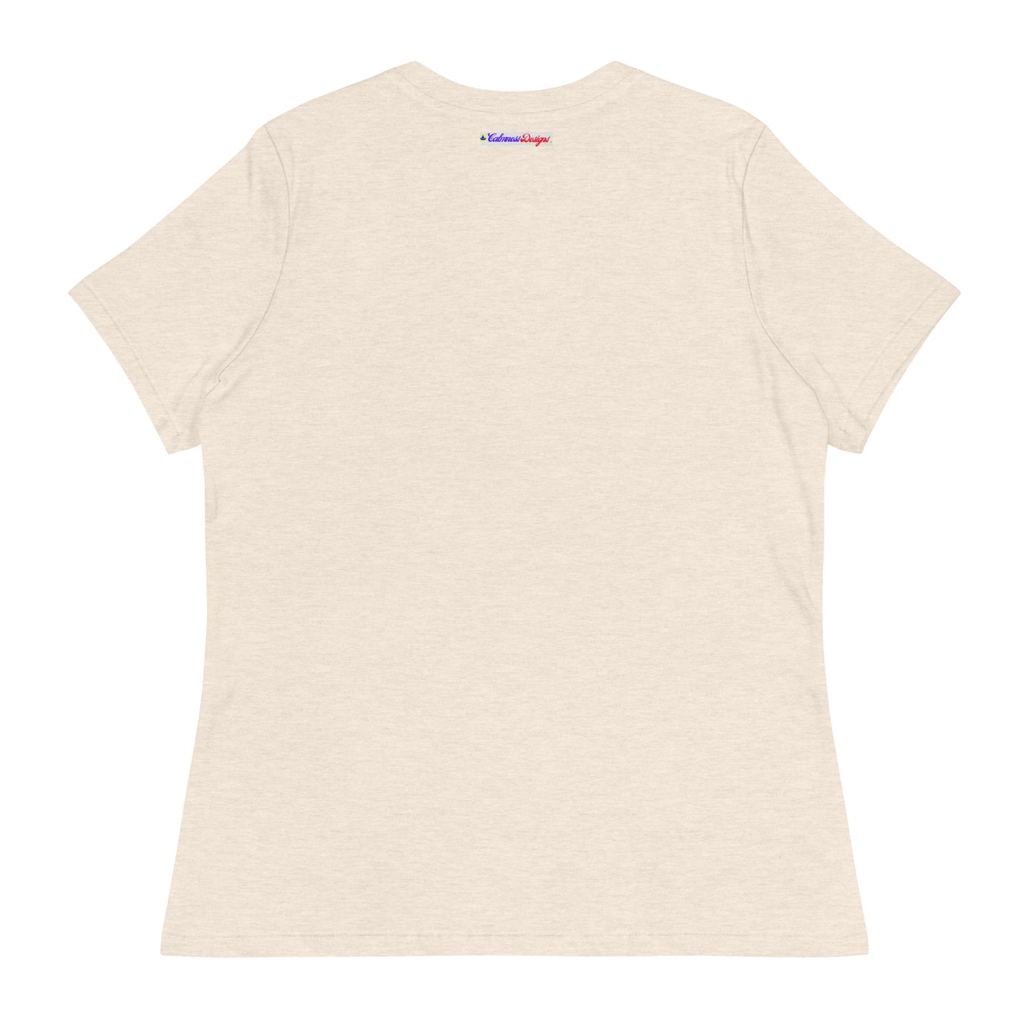 Heart of COFFEE Beans are Spinning on the Table, Designer's Styles, Creative Designs Creative, Genuine, Authentic, Calmness Designs, Great For Gifts, Design printed on all Apparels, Accessories, Homeware's. Women's Relaxed T-Shirt