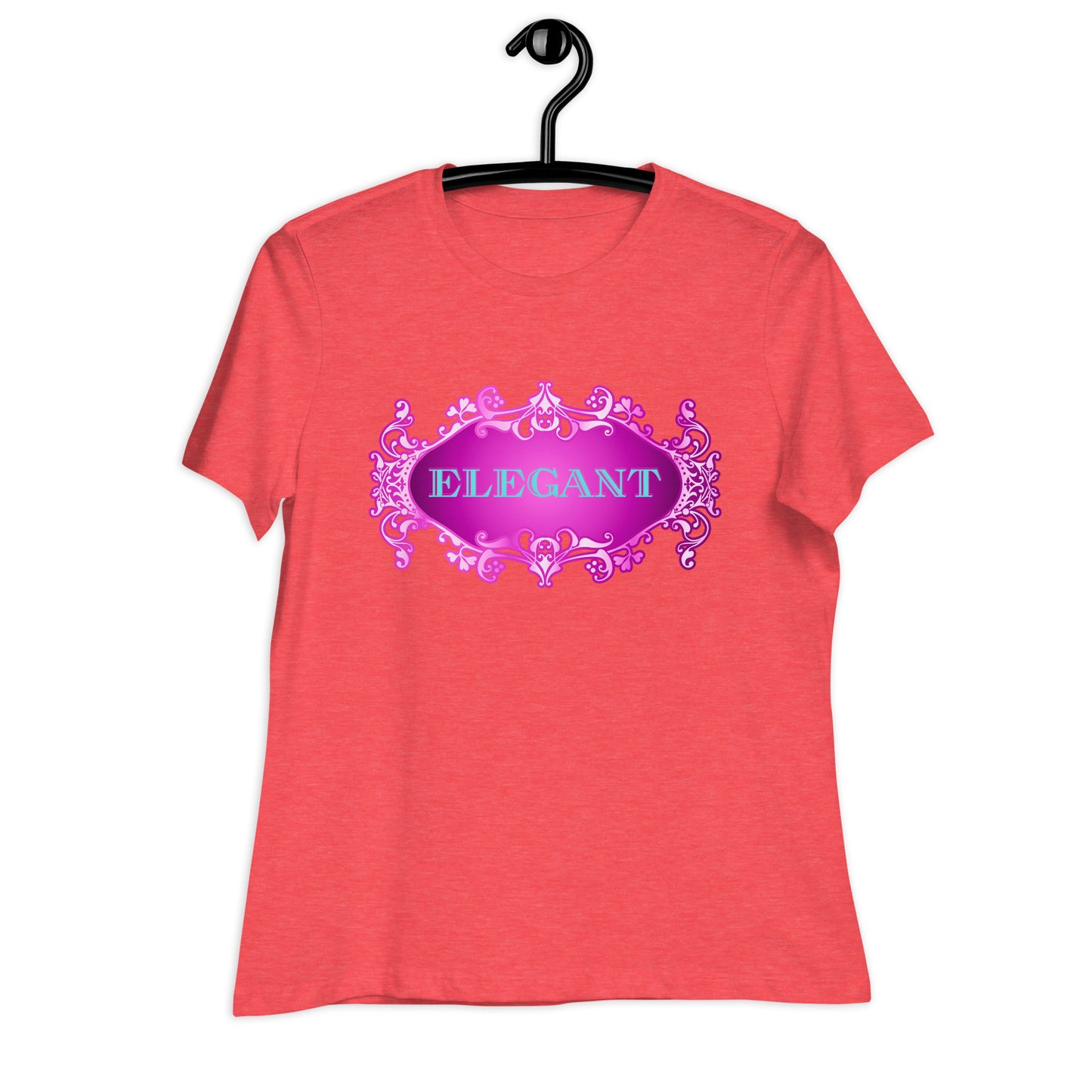 Elegant GOLDEN FRAME, CALMNESS DESIGNS, Creative Designer's, Women's Relaxed T-Shirt