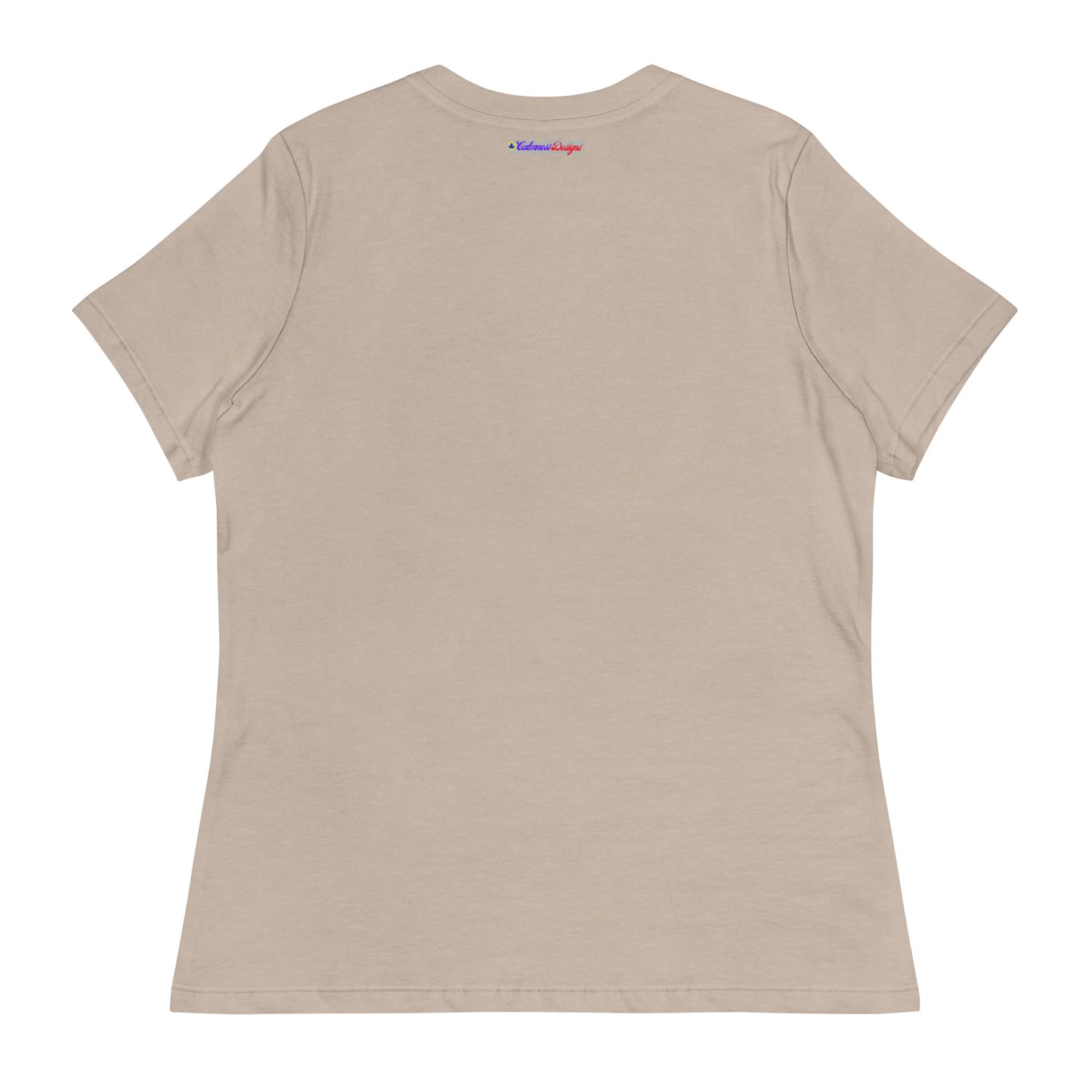 Heart of COFFEE Beans are Spinning on the Table, Designer's Styles, Creative Designs Creative, Genuine, Authentic, Calmness Designs, Great For Gifts, Design printed on all Apparels, Accessories, Homeware's. Women's Relaxed T-Shirt