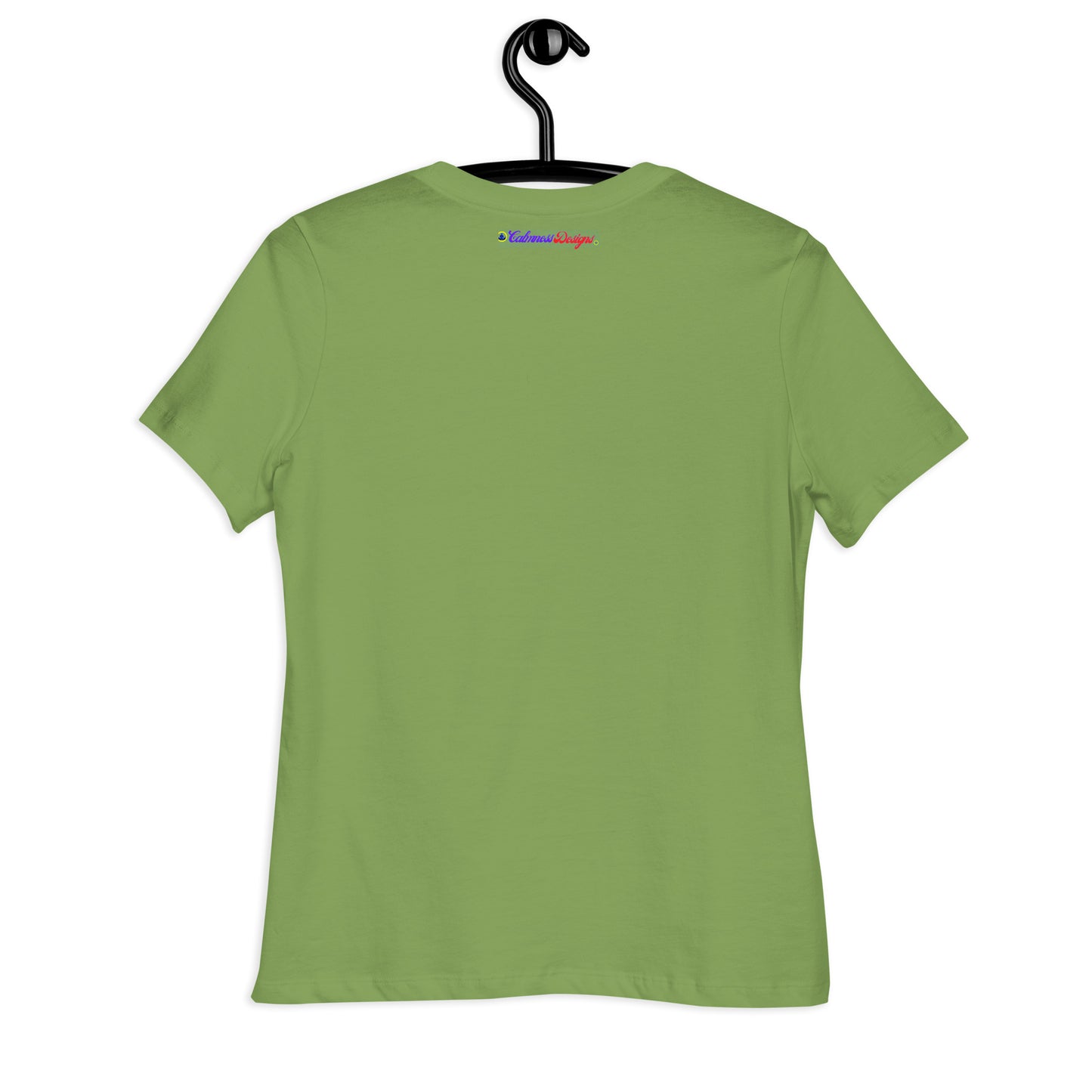 Gold Flower Plant With Butterfly, CALMNESS DESIGNS, Creative Designer's, Women's Relaxed T-Shirt