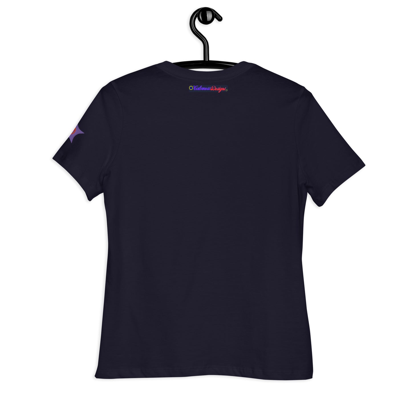 GOLDEN EAGLE, GOLDEN STAR BORDER, CALMNESS DESIGNS, Creative Designer's, Women's Relaxed T-Shirt