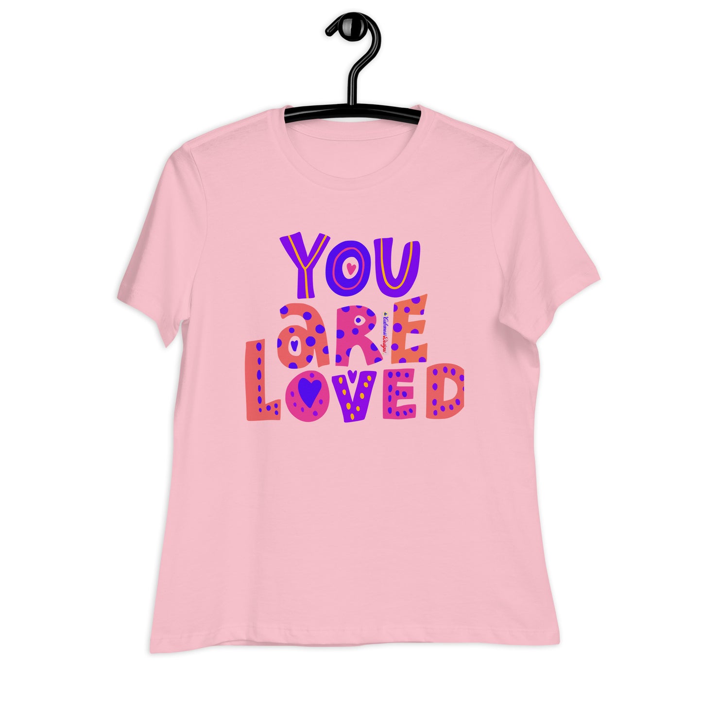YOU ARE LOVED, Calmness Designs, Women's Relaxed T-Shirt