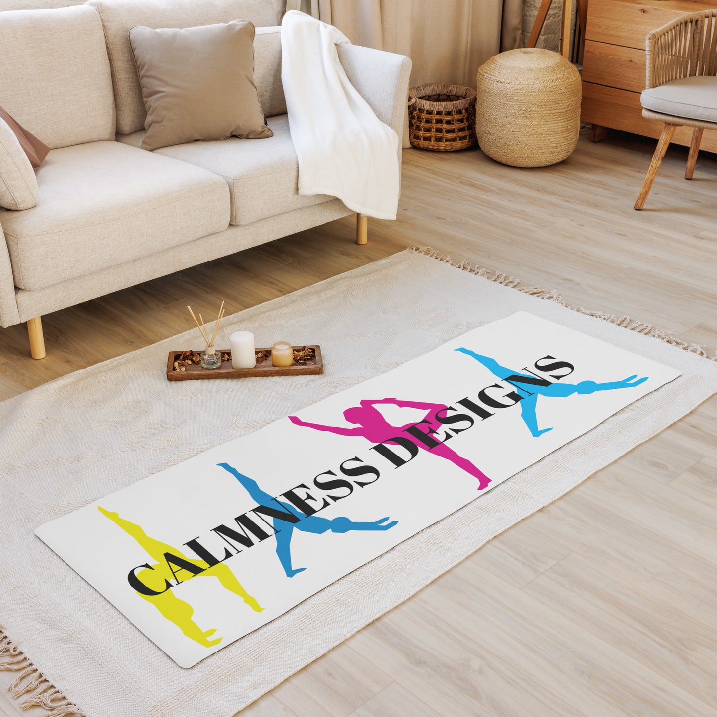 YOGA-POSE, CALMNESS DESIGNS, Creative Designs, Yoga mat