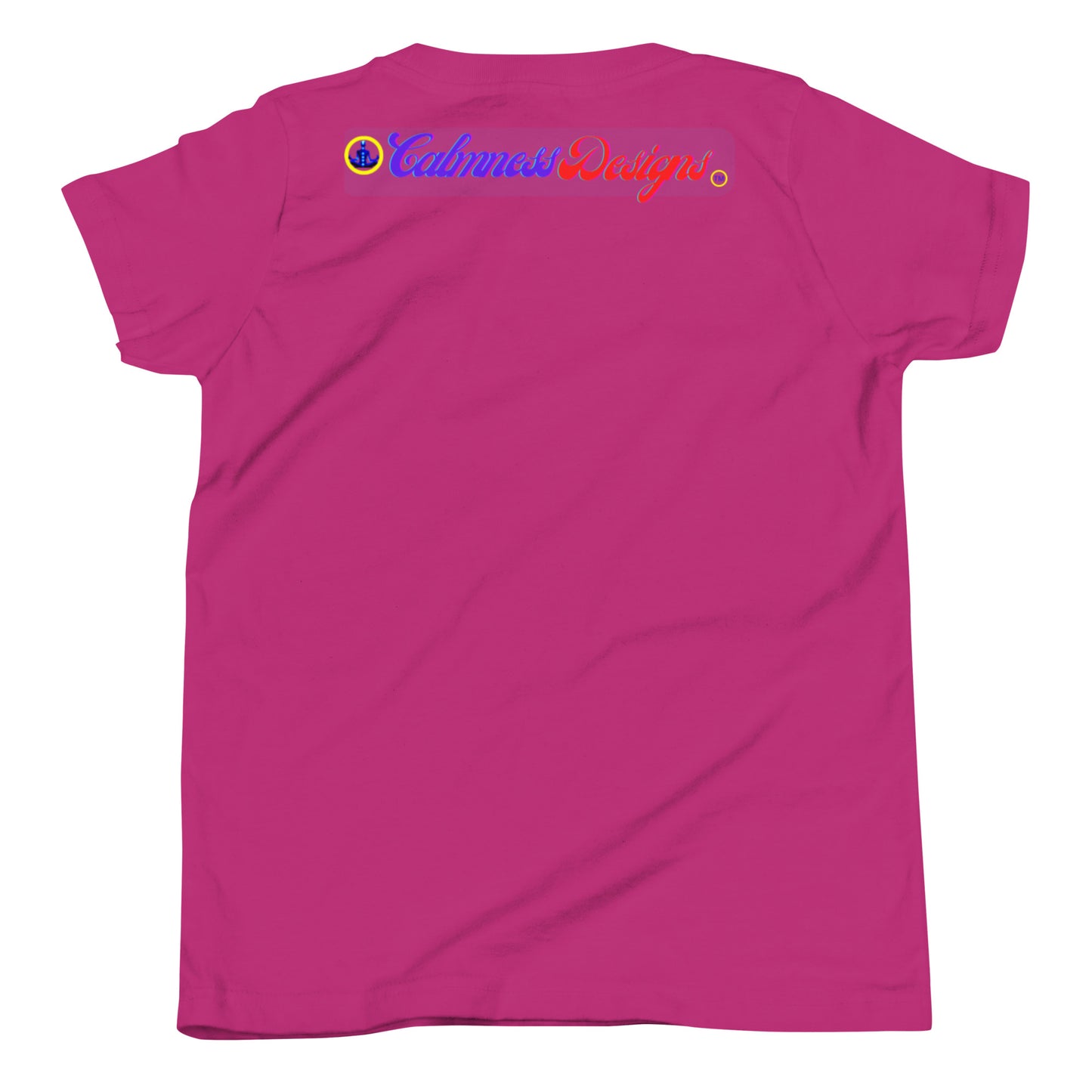 GOLD Wreath, GOLD-MEDAL, WINNER, #1 (C D), CALMNESS DESIGNS, Creative Designer's, Youth Short Sleeve T-Shirt
