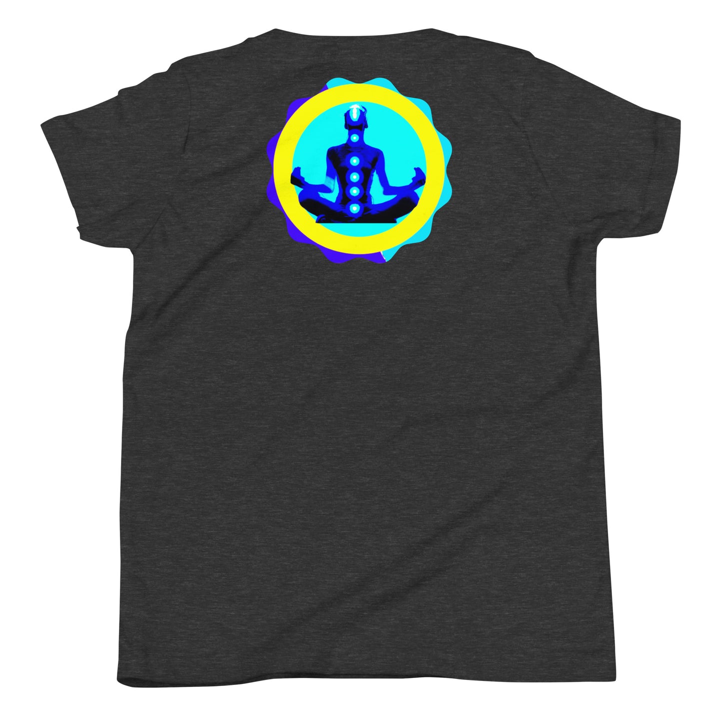 Asian Kid Jumping and Skate-Board, CALMNESS DESIGNS, Creative Designer's, Youth Short Sleeve T-Shirt