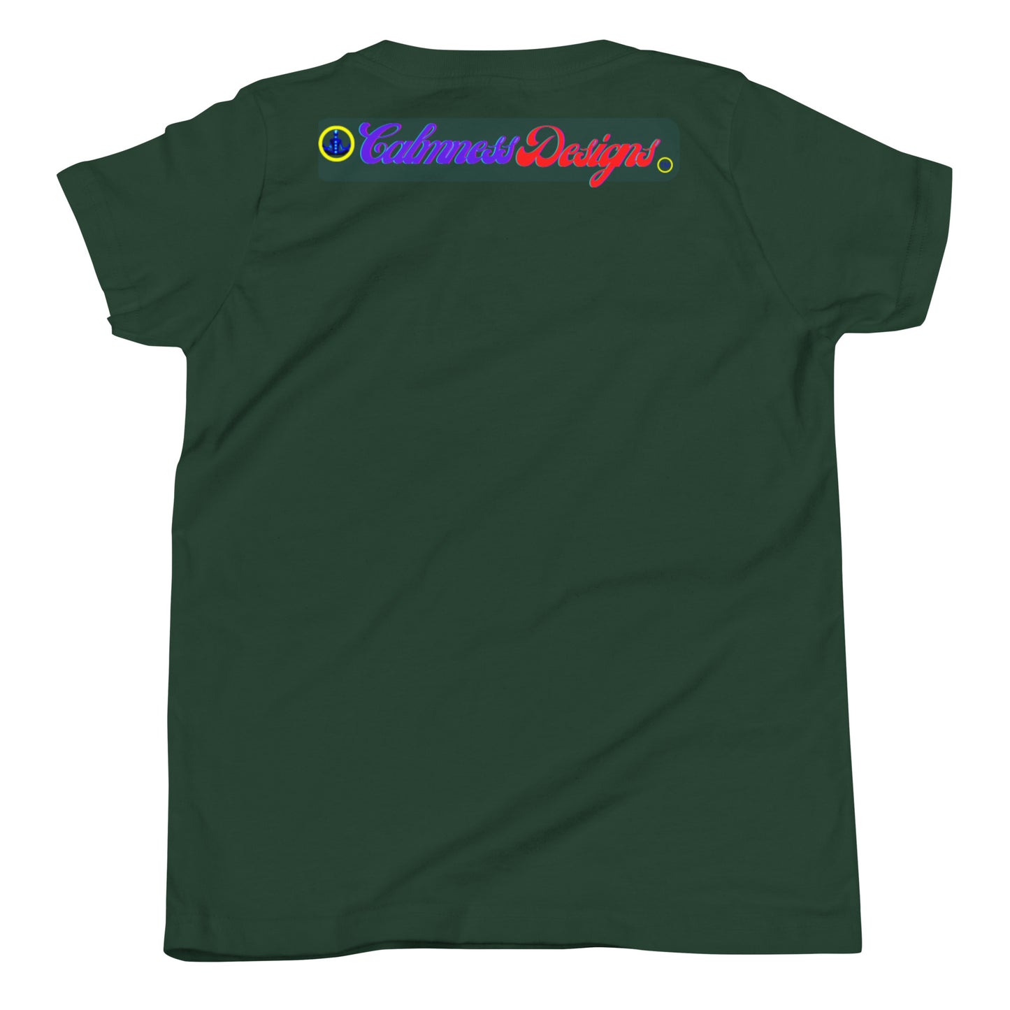 GOLD Wreath, GOLD-MEDAL, WINNER, #1 (C D), CALMNESS DESIGNS, Creative Designer's, Youth Short Sleeve T-Shirt