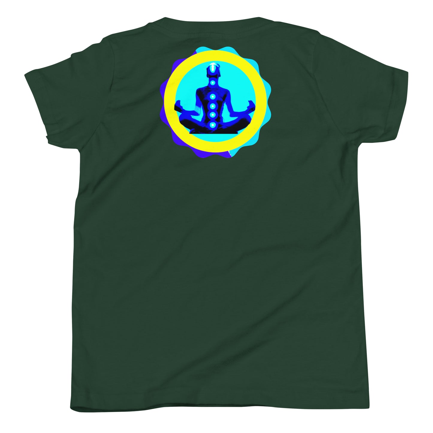 Asian Kid Jumping and Skate-Board, CALMNESS DESIGNS, Creative Designer's, Youth Short Sleeve T-Shirt