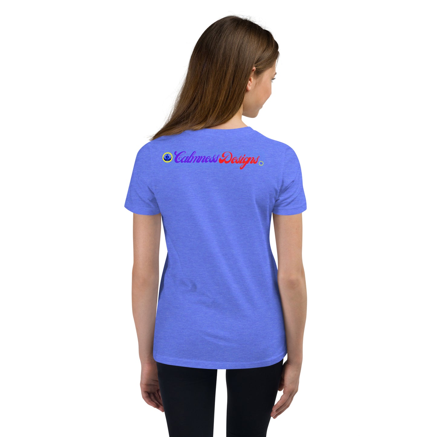 YOU ARE LOVED, Calmness Designs, Youth Short Sleeve T-Shirt