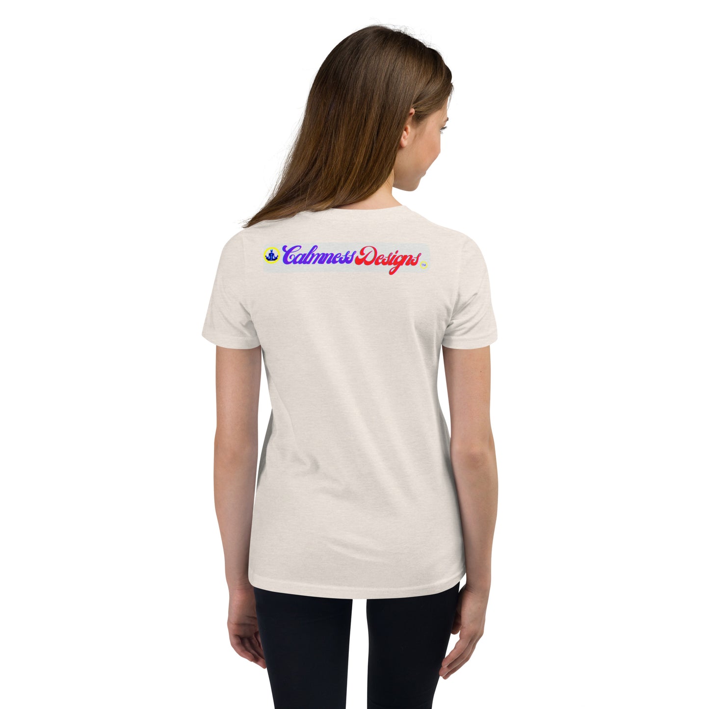 YOU ARE LOVED, Calmness Designs, Youth Short Sleeve T-Shirt