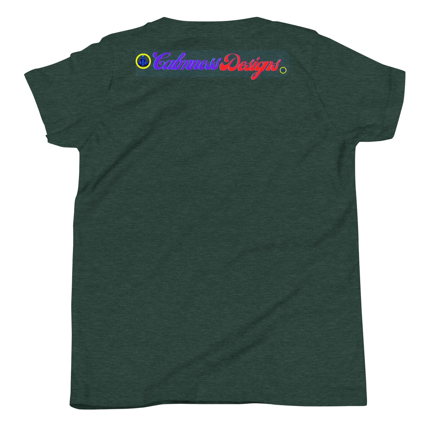 GOLD Wreath, GOLD-MEDAL, WINNER, #1 (C D), CALMNESS DESIGNS, Creative Designer's, Youth Short Sleeve T-Shirt
