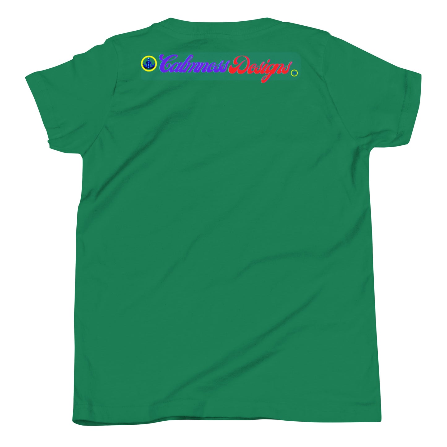 GOLD Wreath, GOLD-MEDAL, WINNER, #1 (C D), CALMNESS DESIGNS, Creative Designer's, Youth Short Sleeve T-Shirt