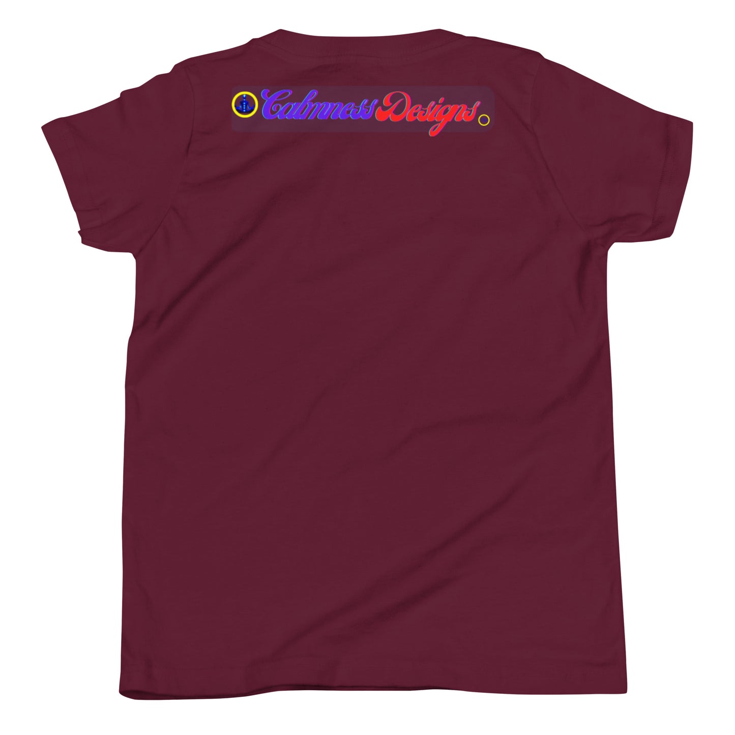 GOLD Wreath, GOLD-MEDAL, WINNER, #1 (C D), CALMNESS DESIGNS, Creative Designer's, Youth Short Sleeve T-Shirt