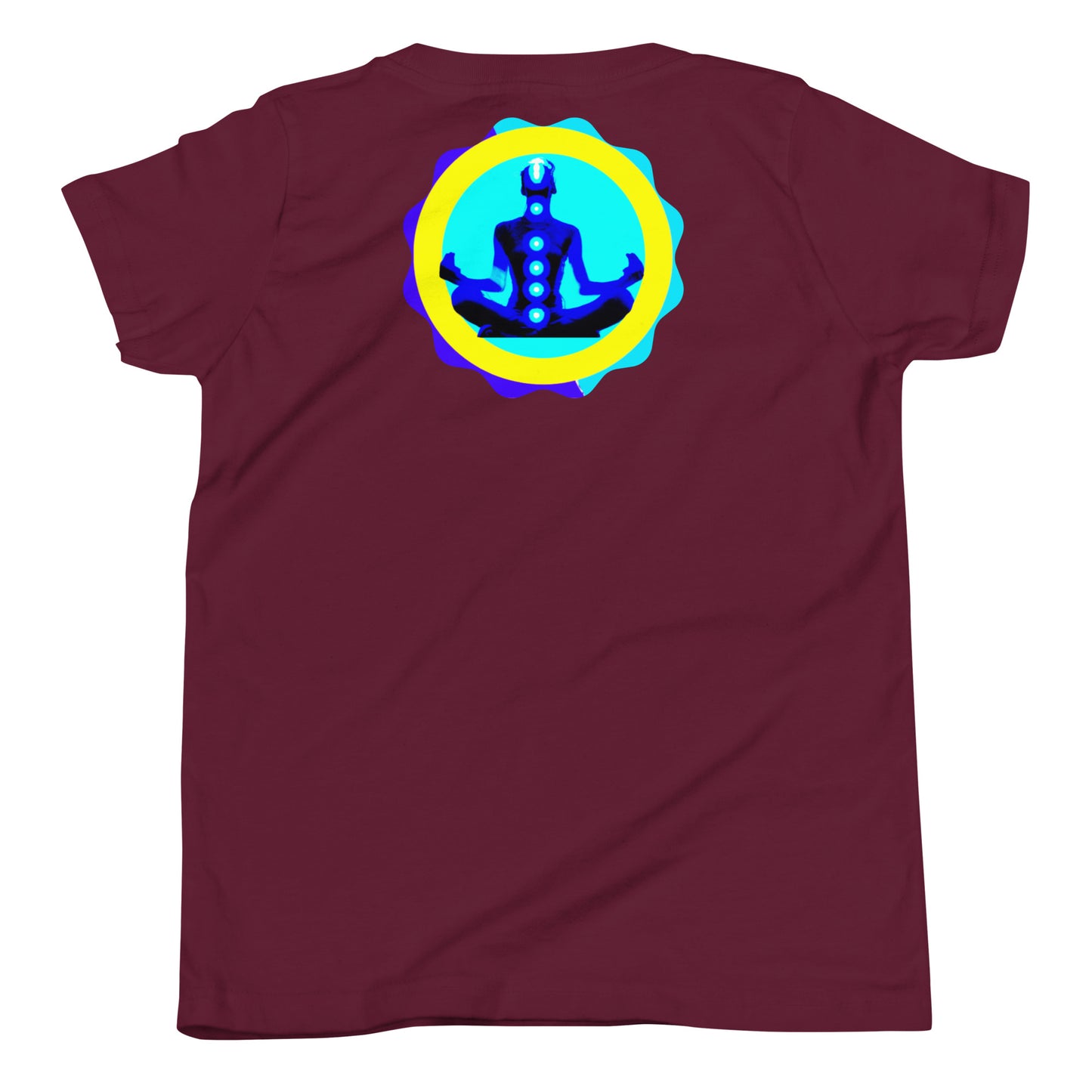 Asian Kid Jumping and Skate-Board, CALMNESS DESIGNS, Creative Designer's, Youth Short Sleeve T-Shirt