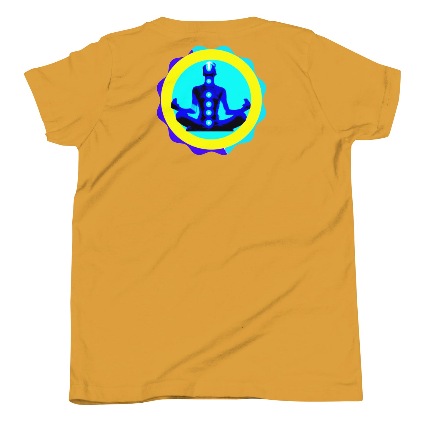 Asian Kid Jumping and Skate-Board, CALMNESS DESIGNS, Creative Designer's, Youth Short Sleeve T-Shirt