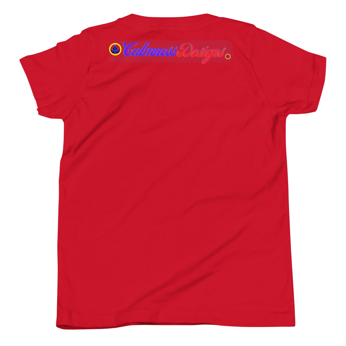 GOLD Wreath, GOLD-MEDAL, WINNER, #1 (C D), CALMNESS DESIGNS, Creative Designer's, Youth Short Sleeve T-Shirt