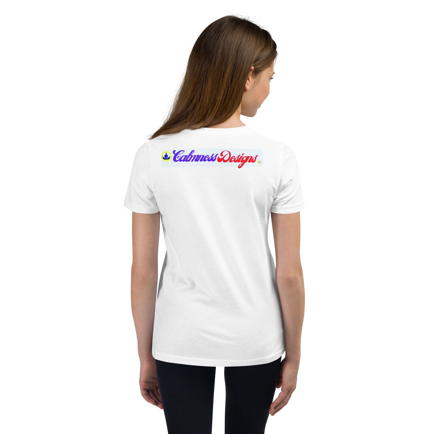 YOU ARE LOVED, Calmness Designs, Youth Short Sleeve T-Shirt