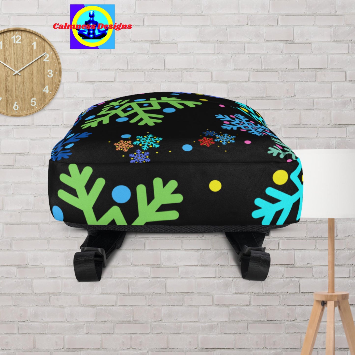 Christmas Elements Snow Flakes, Backpack