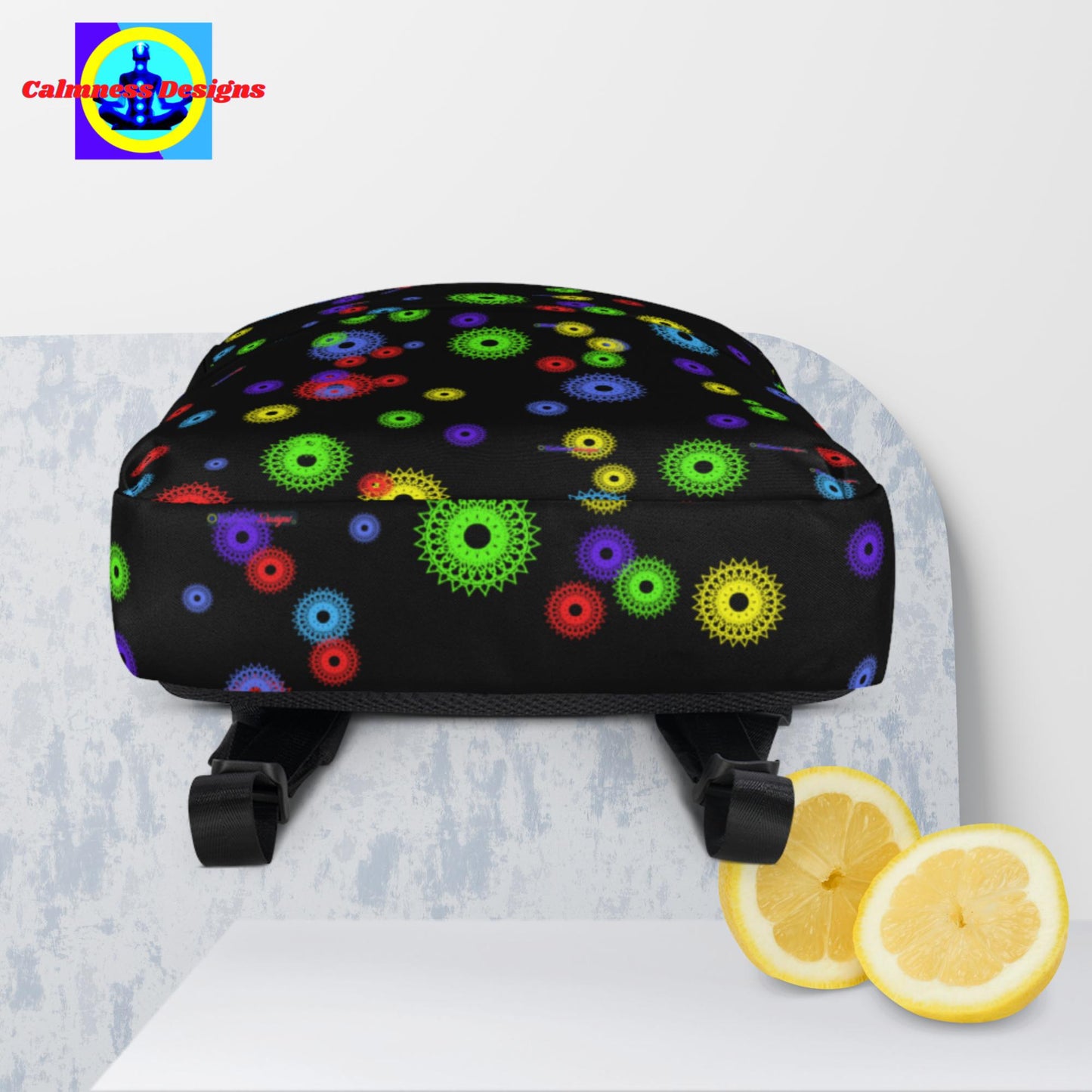Mandala Round Objects, Backpack