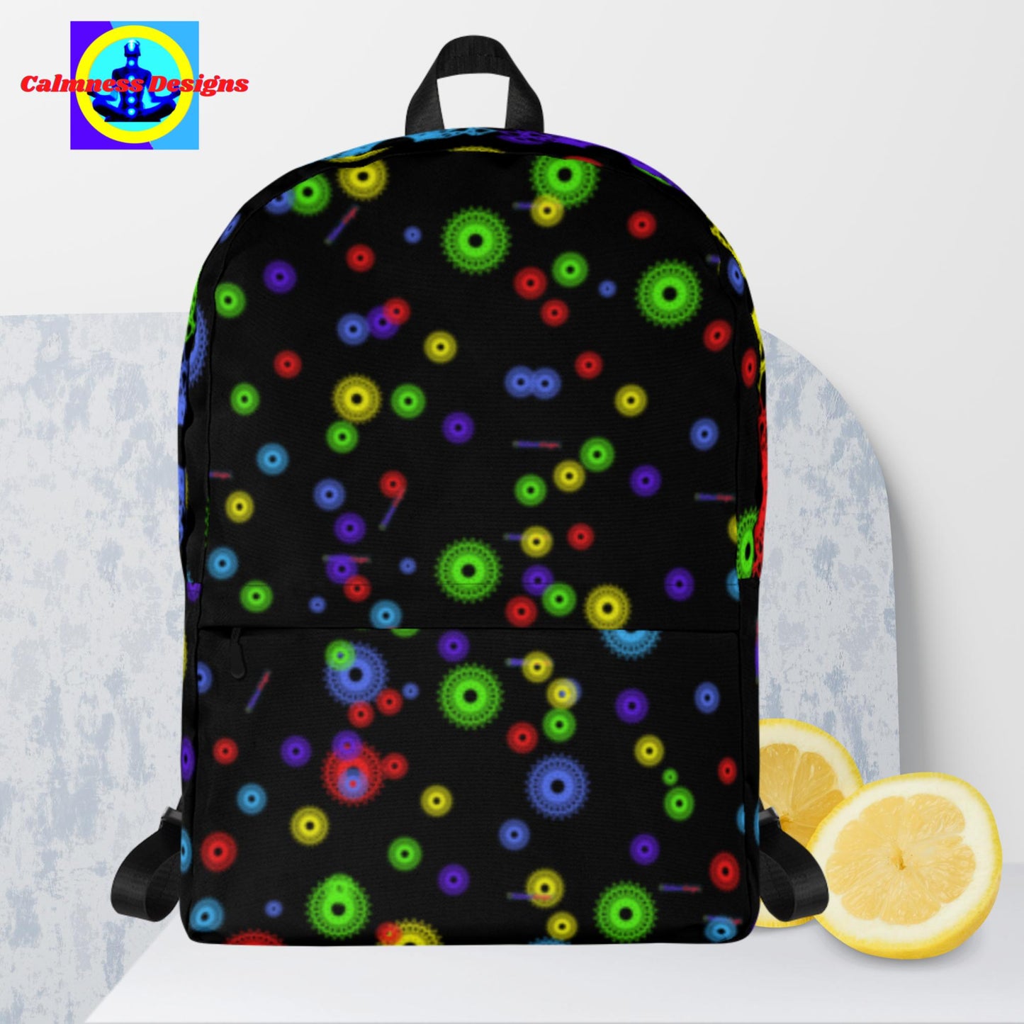 Mandala Round Objects, Backpack