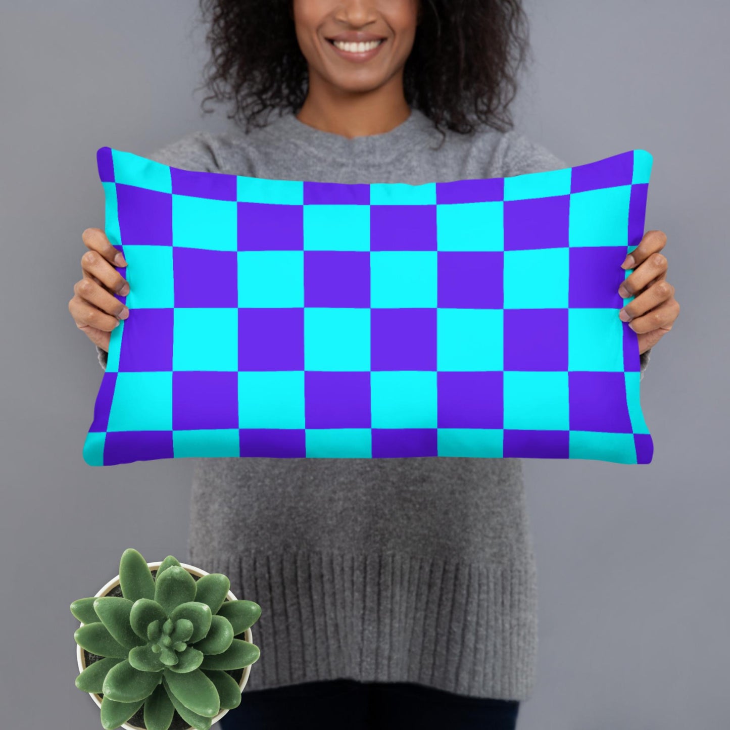 Checkered, Master Piece, Basic Pillow