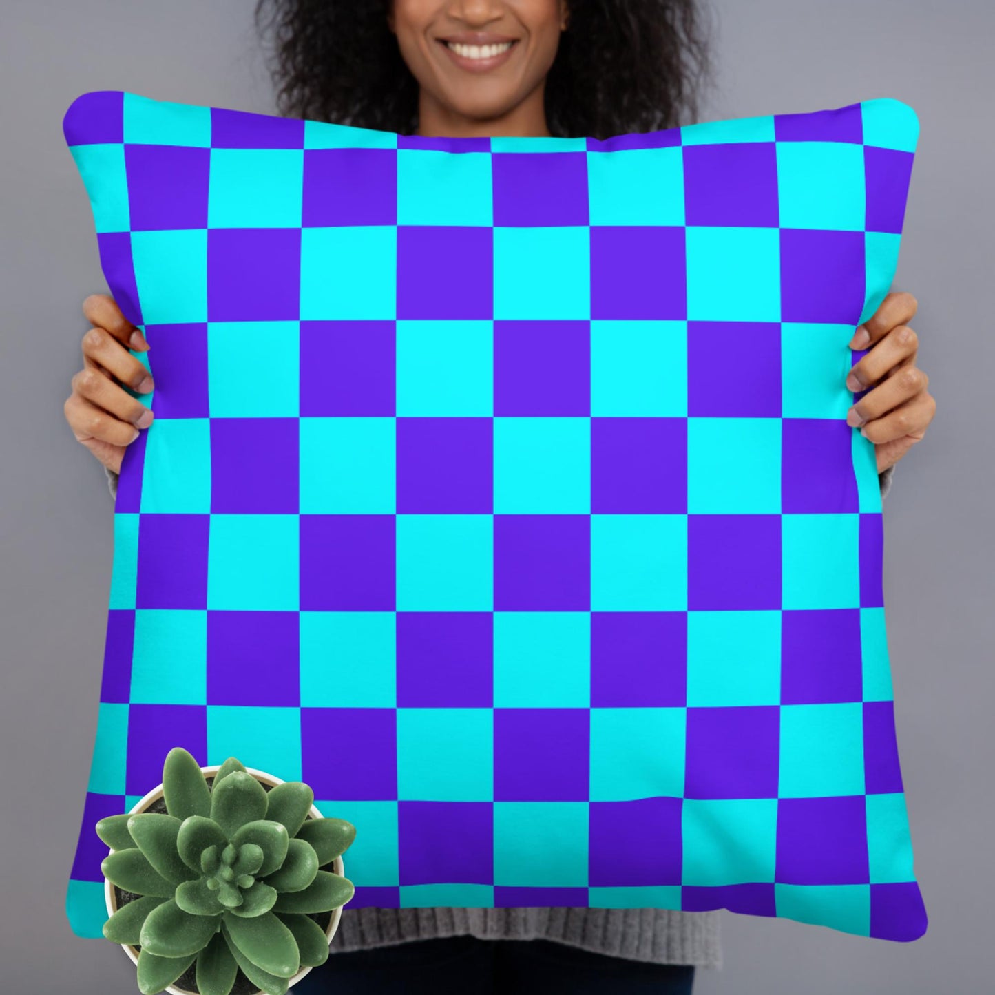 Checkered, Master Piece, Basic Pillow