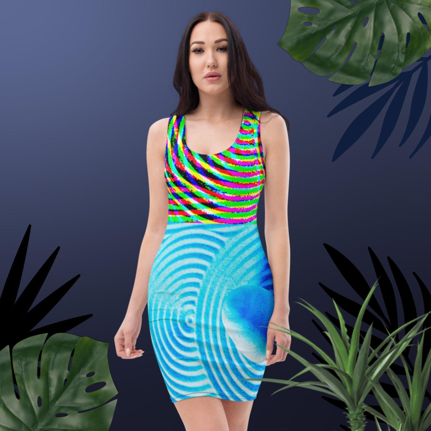 Master Zen Stone Relaxing, Sublimation Cut & Sew Dress