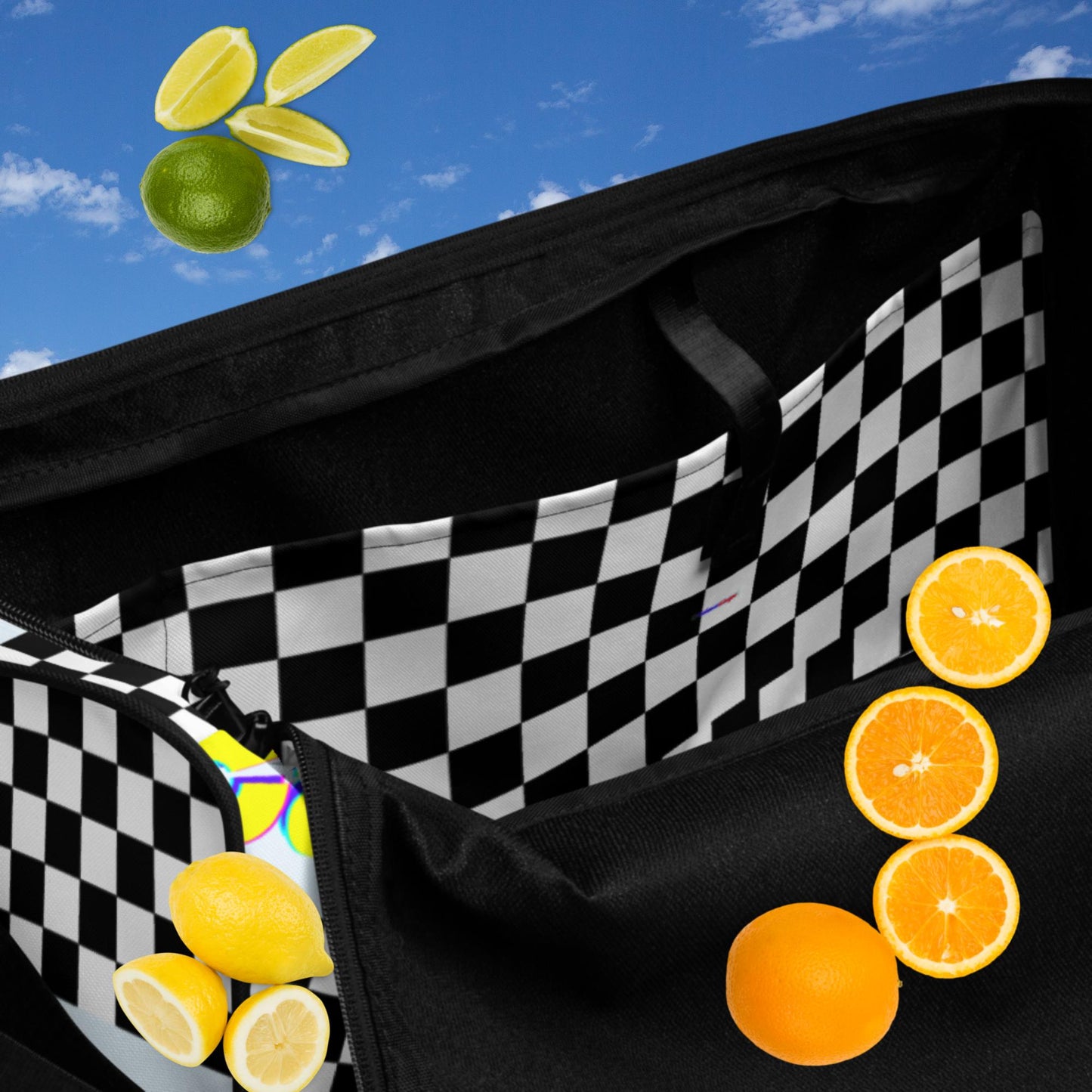 Checkered, Duffle bag