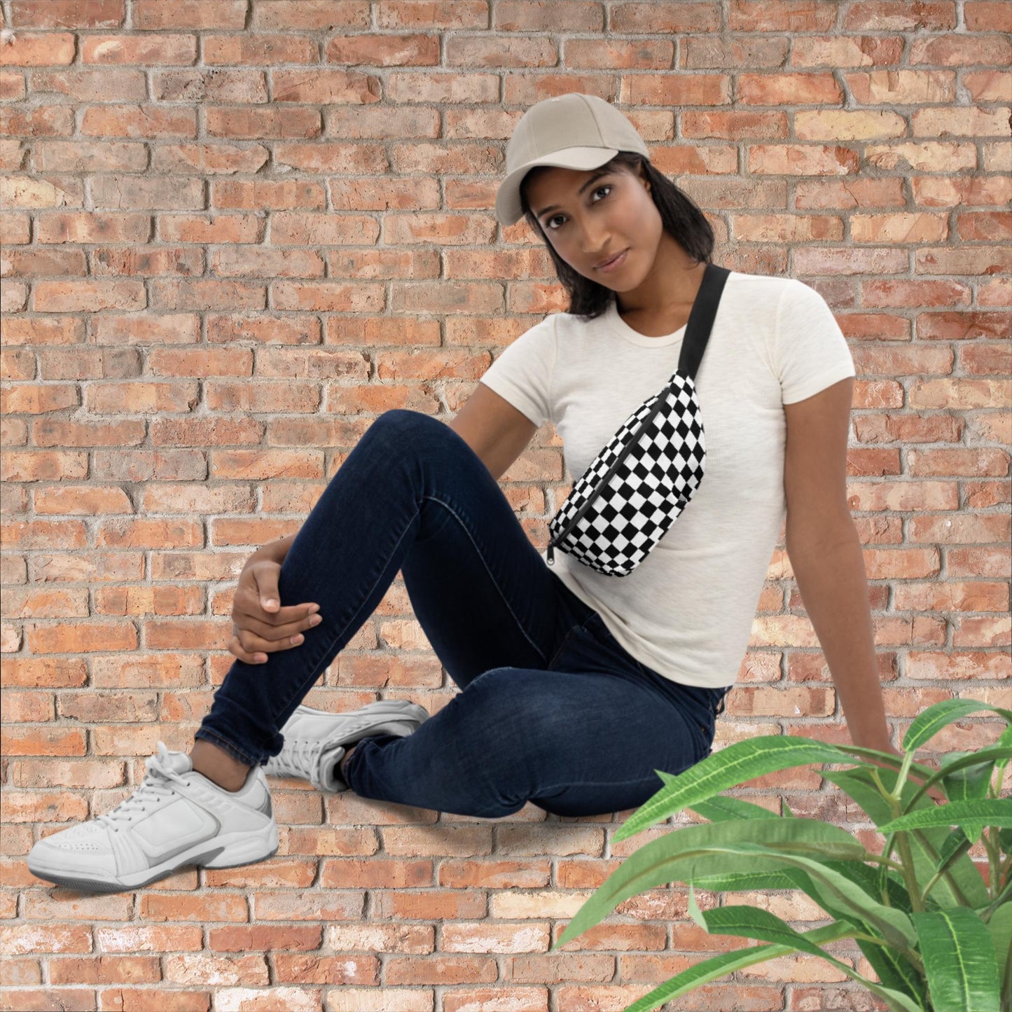 Checkered, Fanny Pack