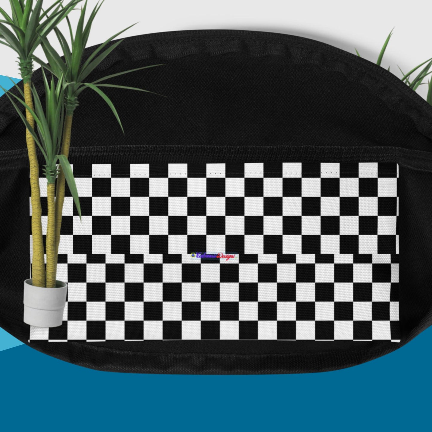 Checkered, Fanny Pack