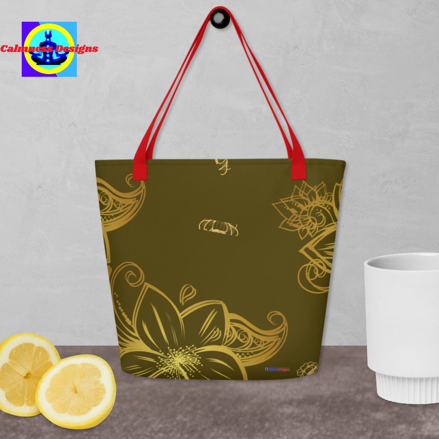 Beautiful Jasmine Roses, All-Over Print Large Tote Bag
