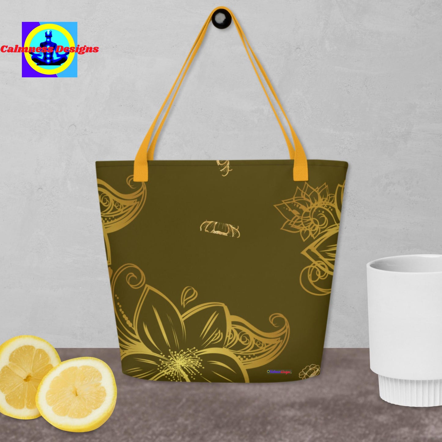 Beautiful Jasmine Roses, All-Over Print Large Tote Bag