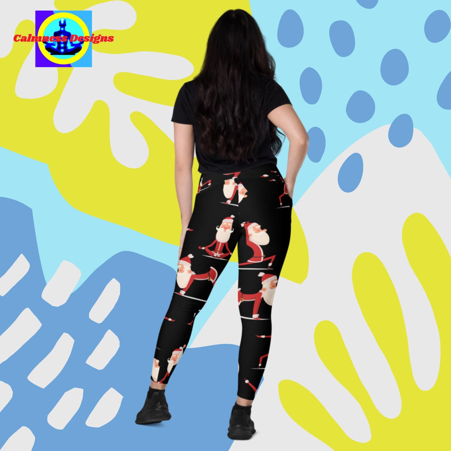 Santa Yoga Meditation, Leggings with pockets