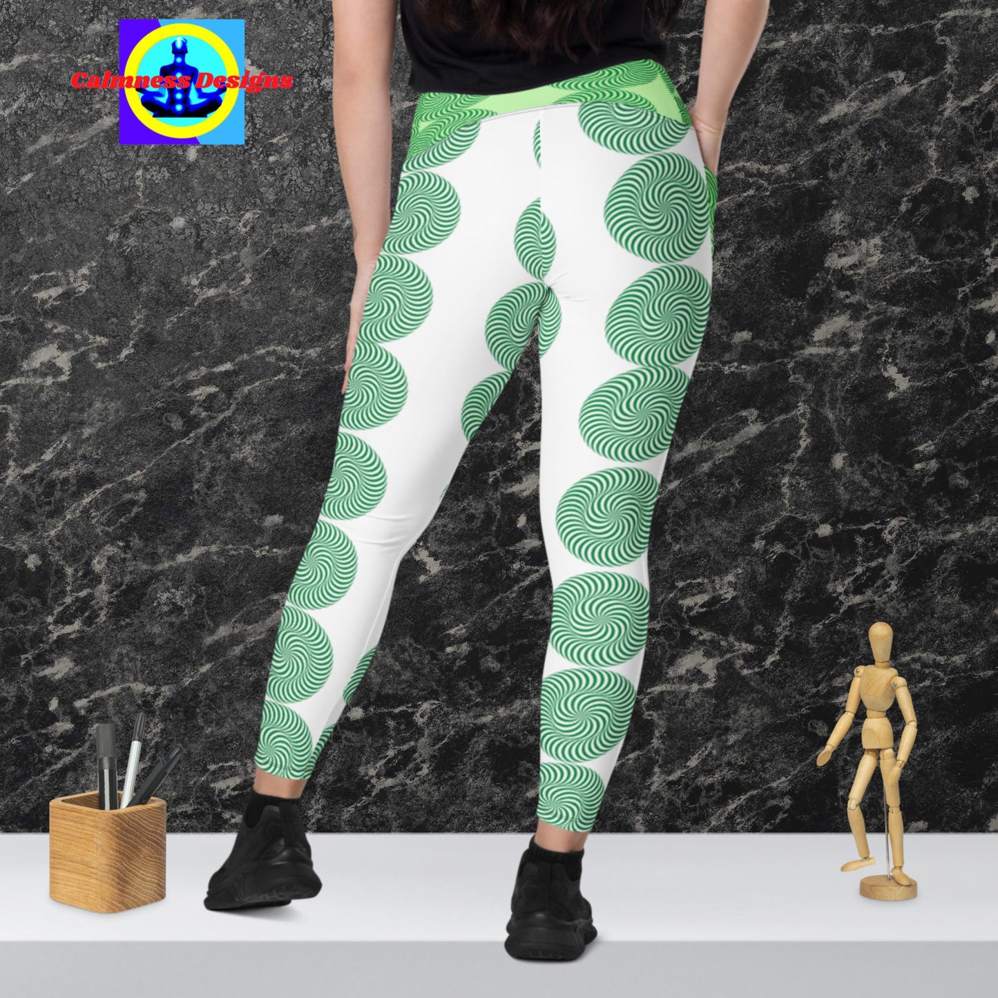 Rotating Circles, Designer's Styles, Leggings with pockets