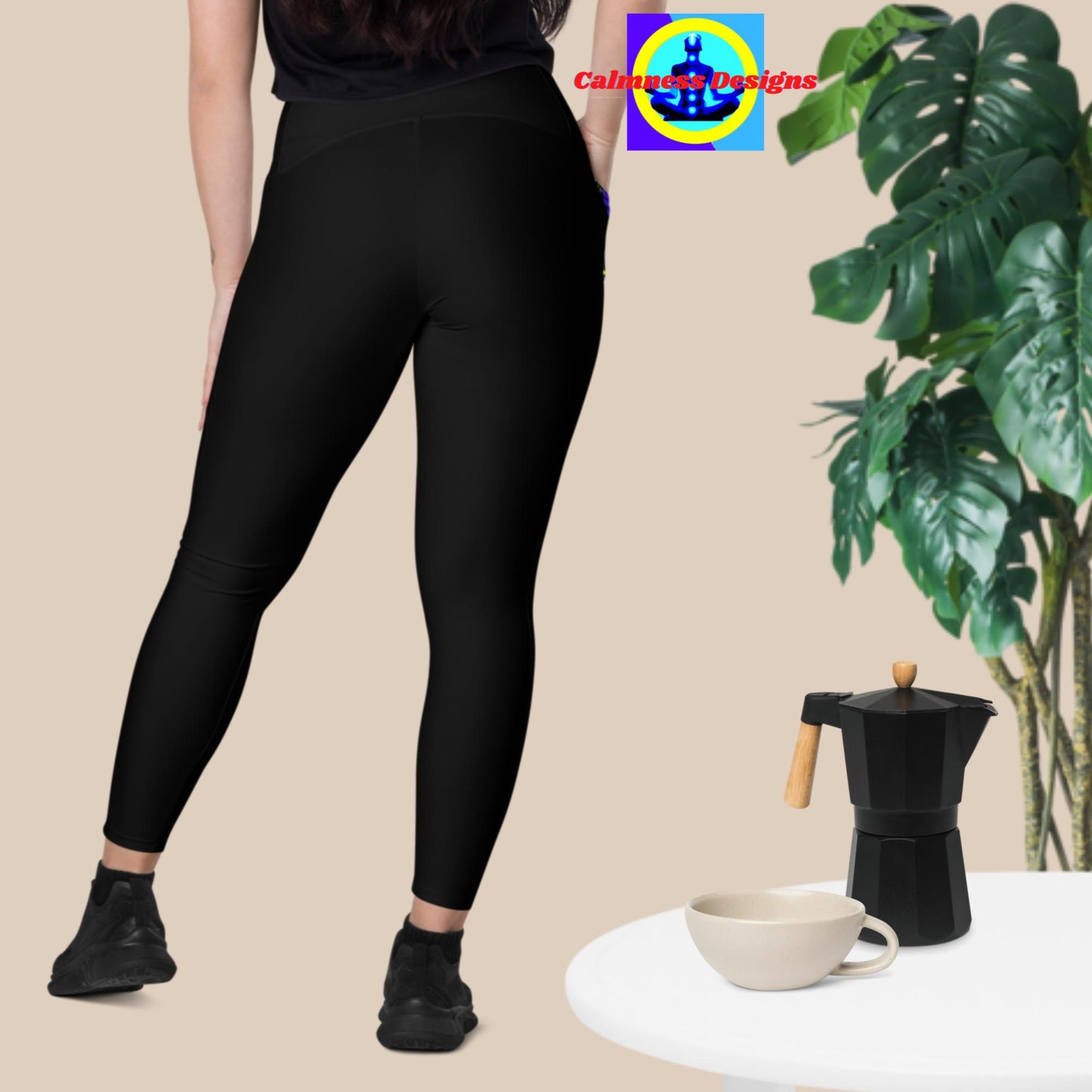 Calmness Designs, C D, Designer's Styles, Leggings with pockets