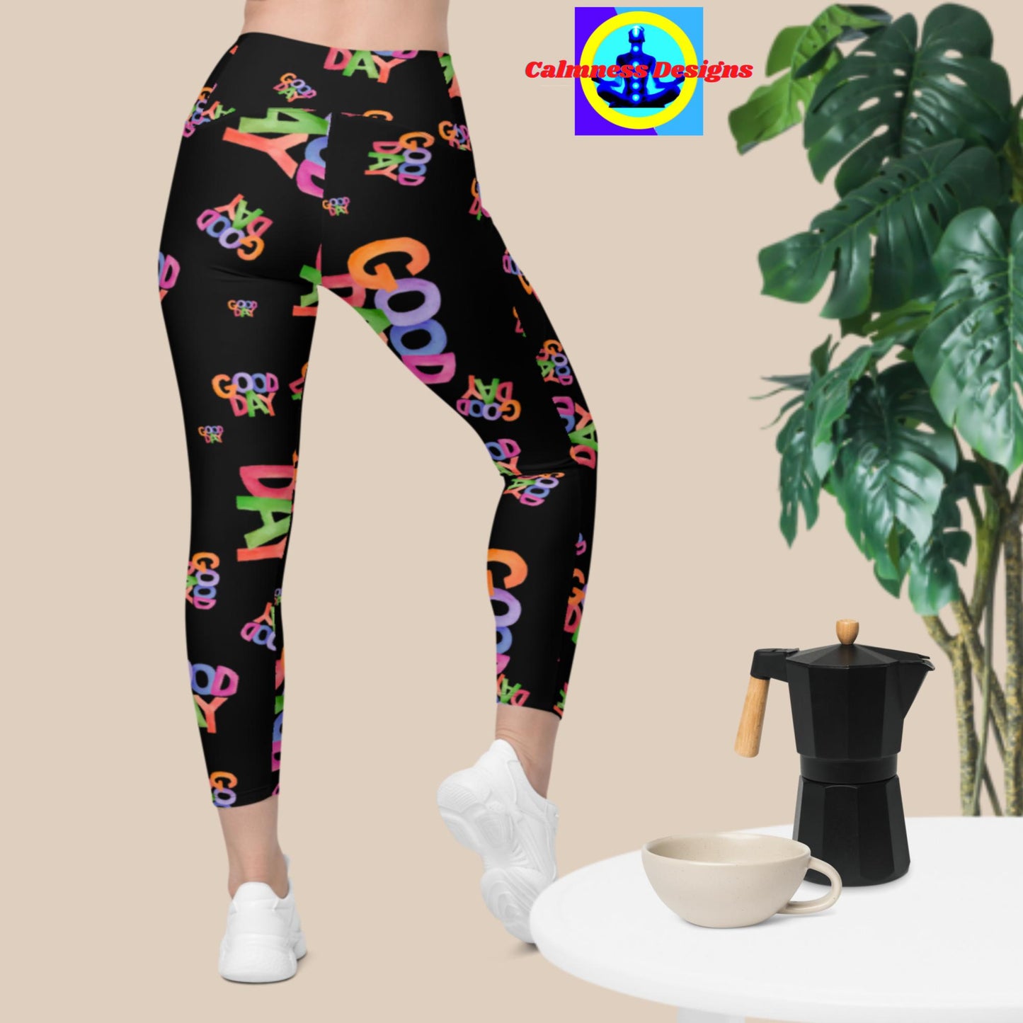 Good Day, Calmness Designs, Designer's Styles, Leggings with pockets