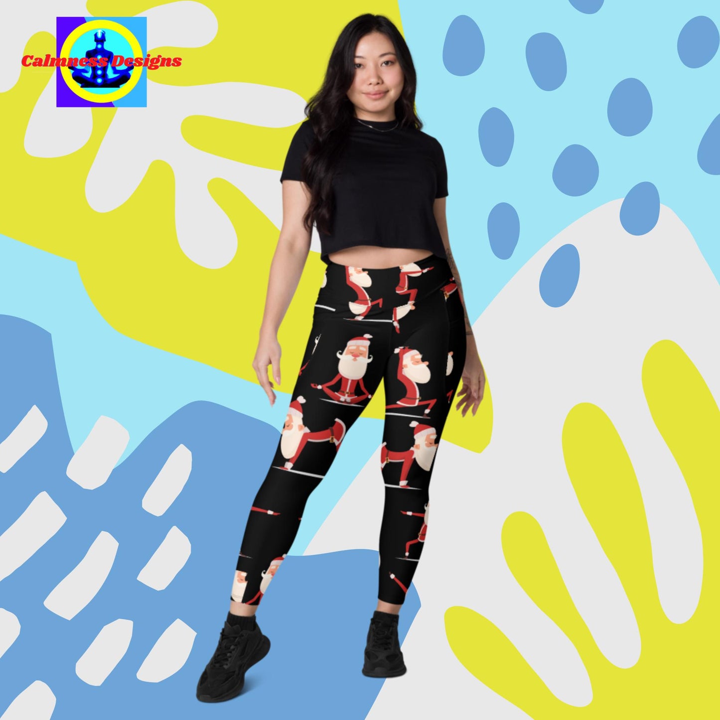 Santa Yoga Meditation, Leggings with pockets