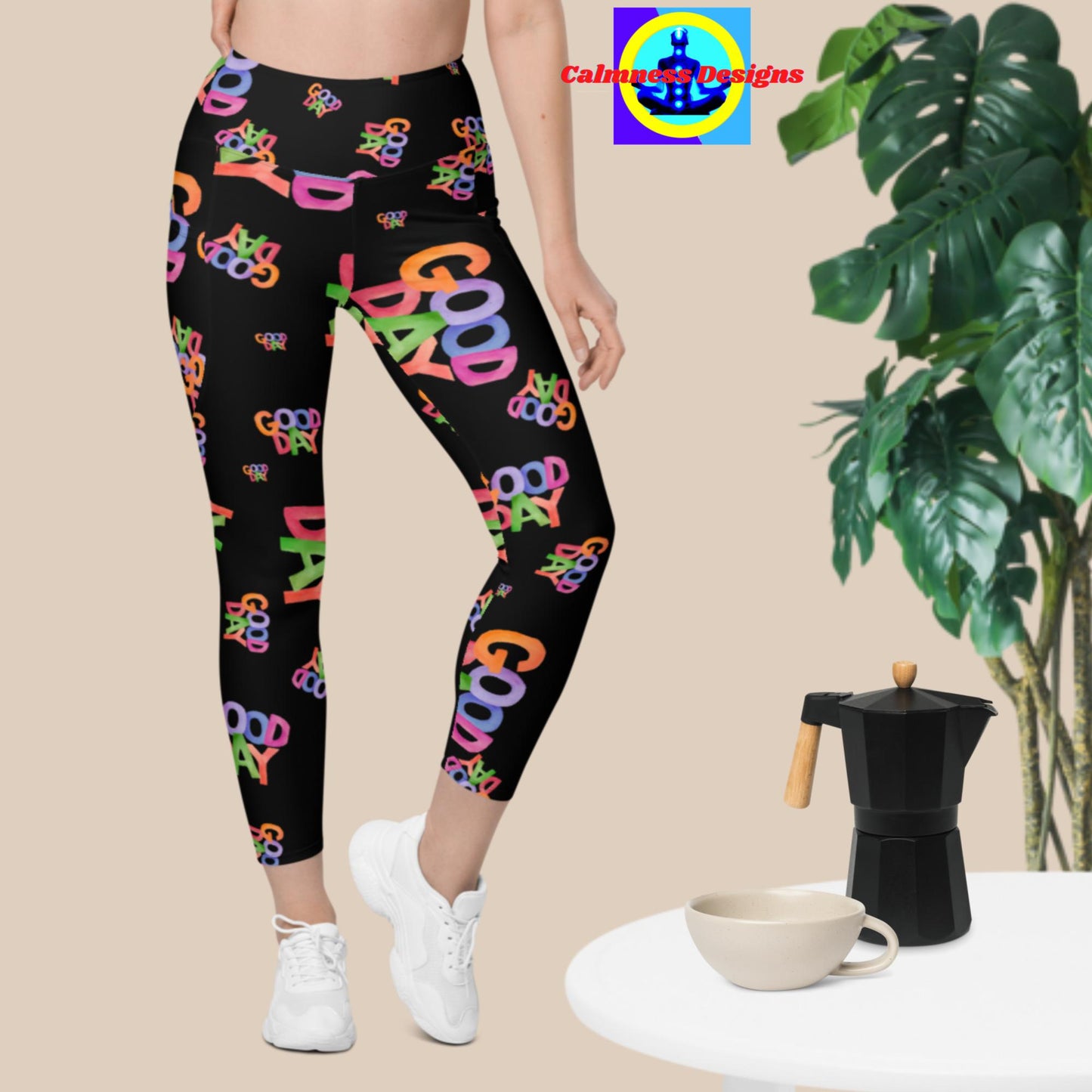 Good Day, Calmness Designs, Designer's Styles, Leggings with pockets