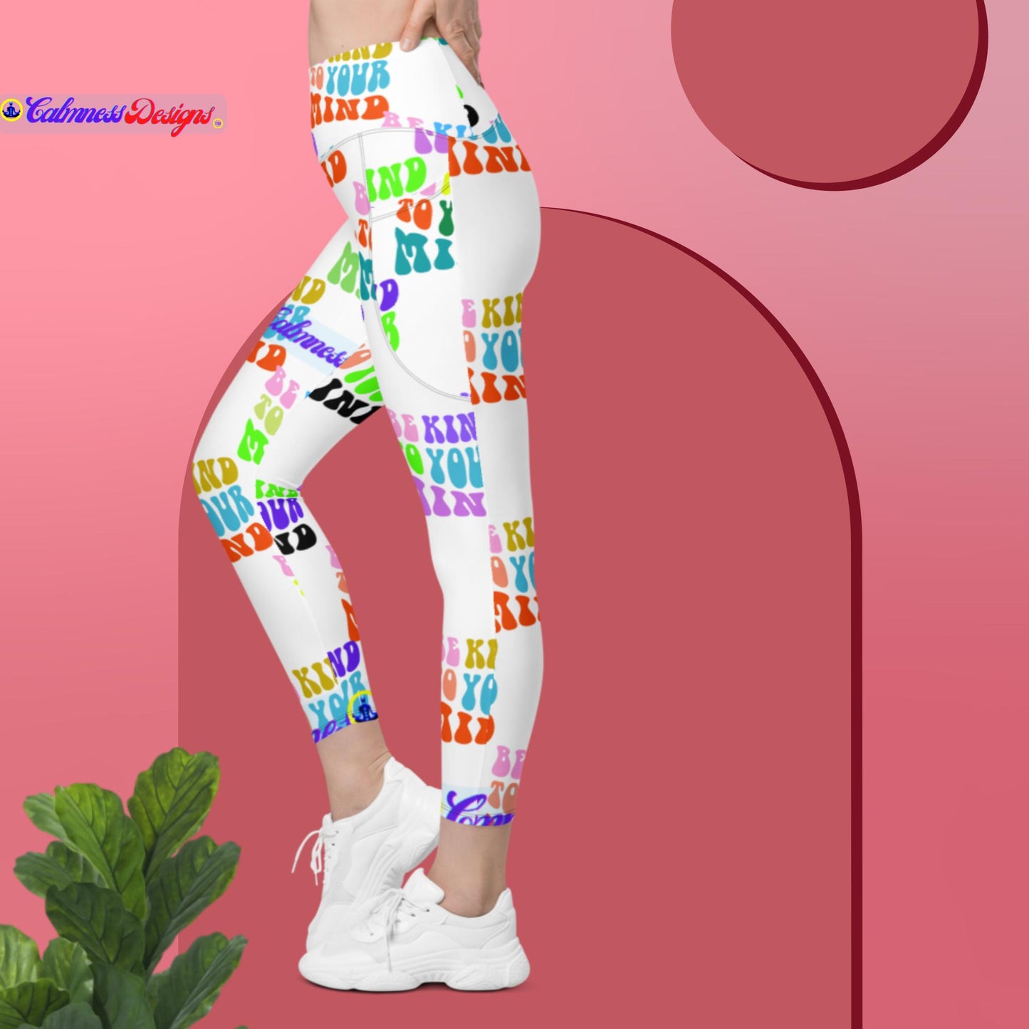 Be Kind To Your Mind, Leggings with pockets