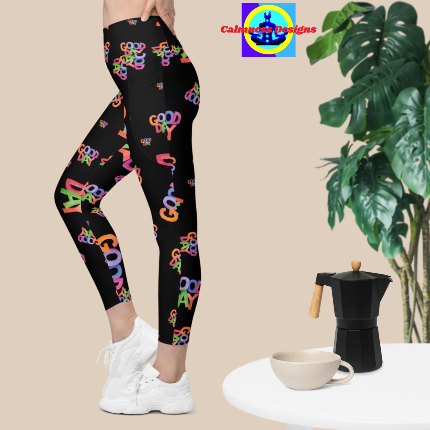 Good Day, Calmness Designs, Designer's Styles, Leggings with pockets
