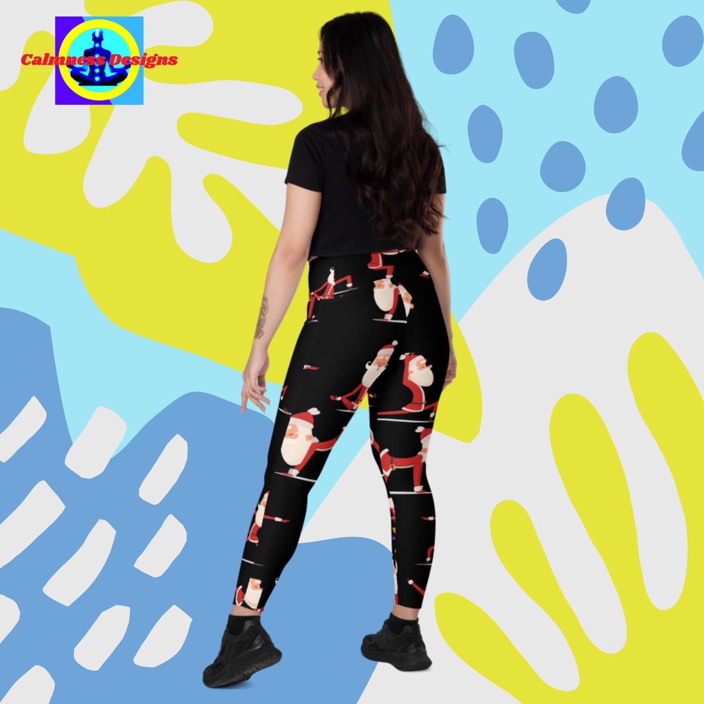 Santa Yoga Meditation, Leggings with pockets
