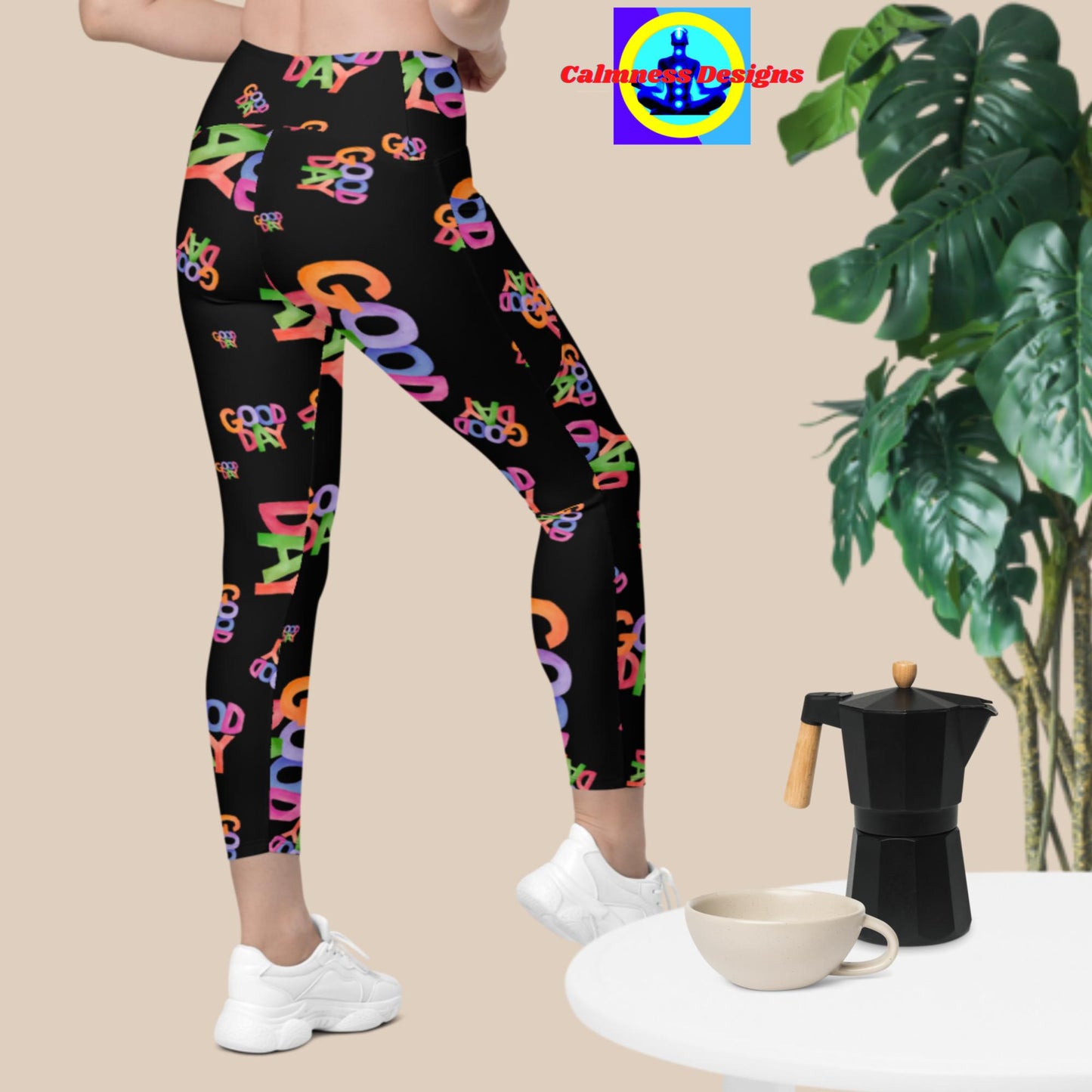 Good Day, Calmness Designs, Designer's Styles, Leggings with pockets