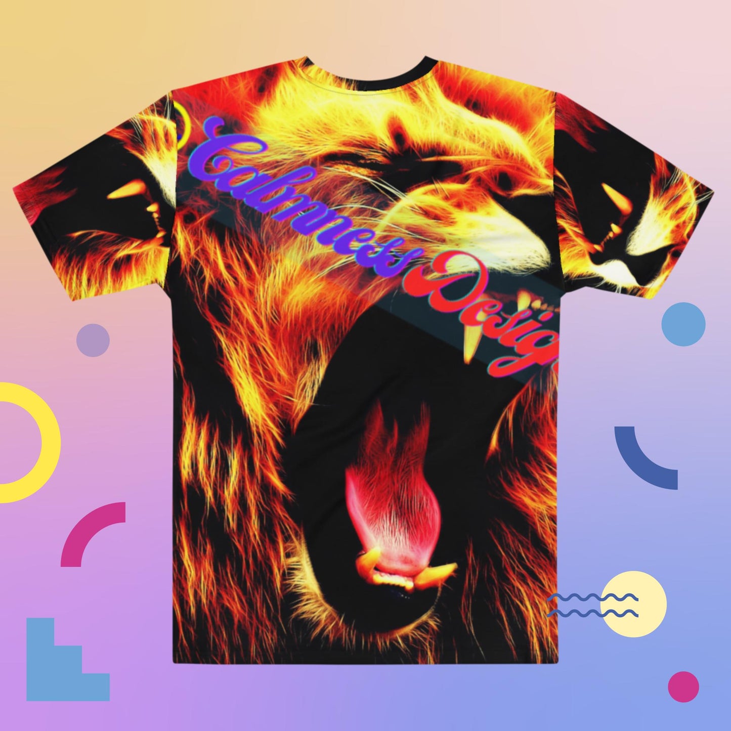 Lion-Head, Lion Mouth, Big Tooth, Men's t-shirt
