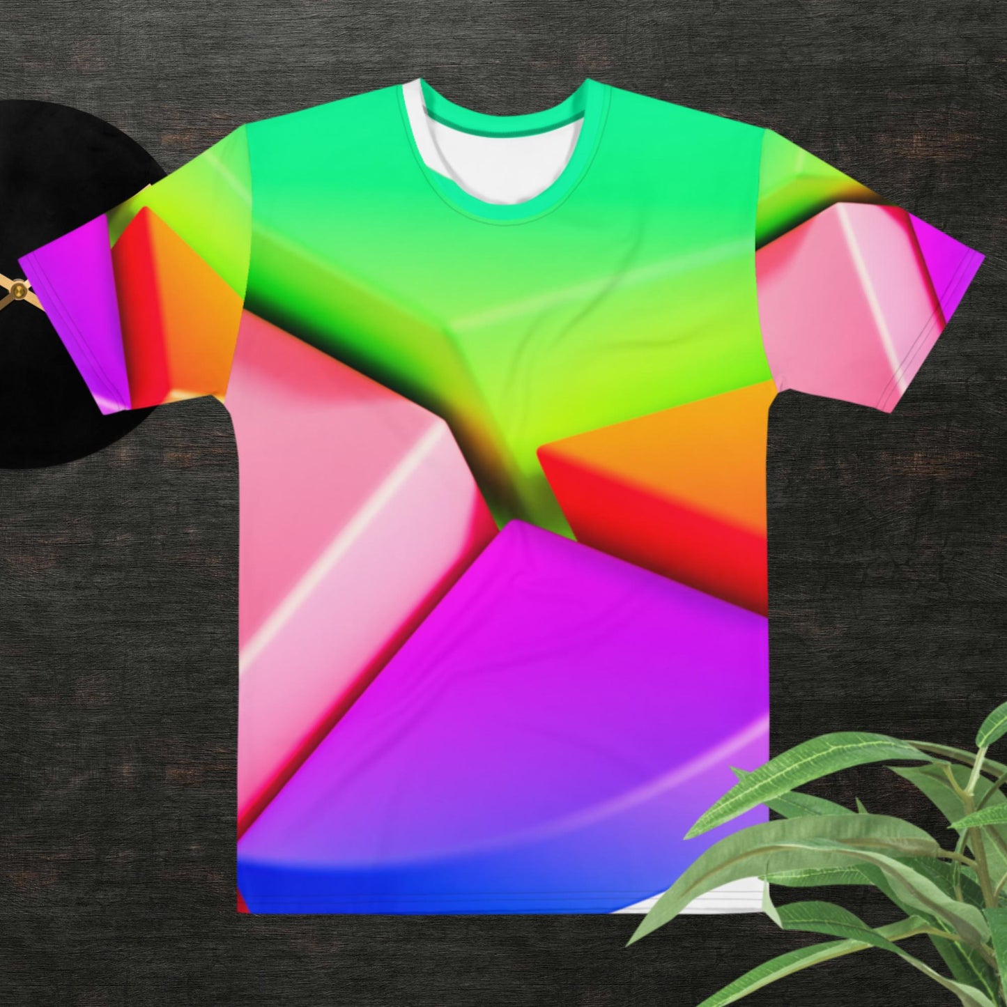 3D Smooth Gradient Pie Chart, Men's t-shirt