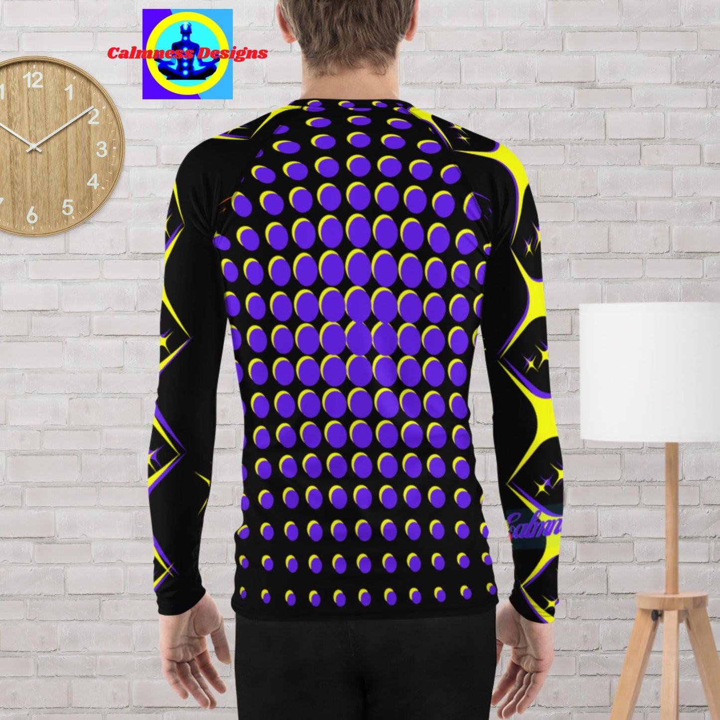 Diamond Stars Designer, Men's Rash Guard